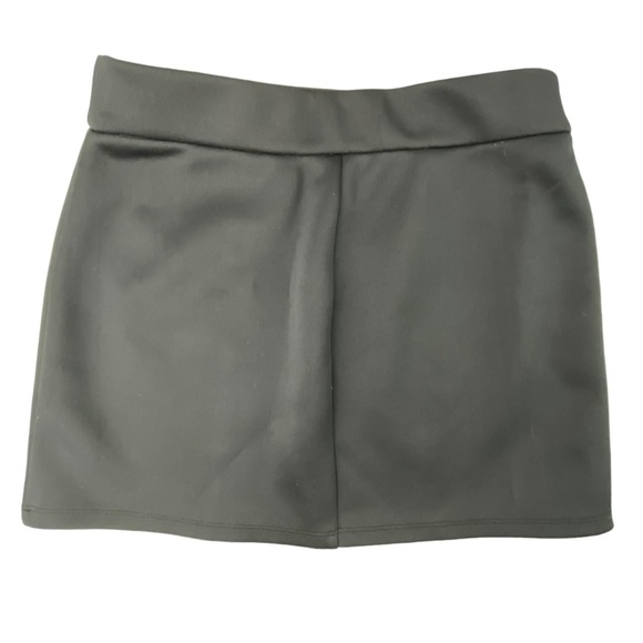 Fabletics black coronado striped zipper athletic stretch mini skirt, small - Picture 2 of 9